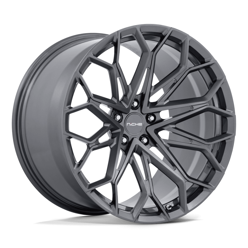 Niche Manta 21X13 5x120 SATIN GUNMETAL wheel