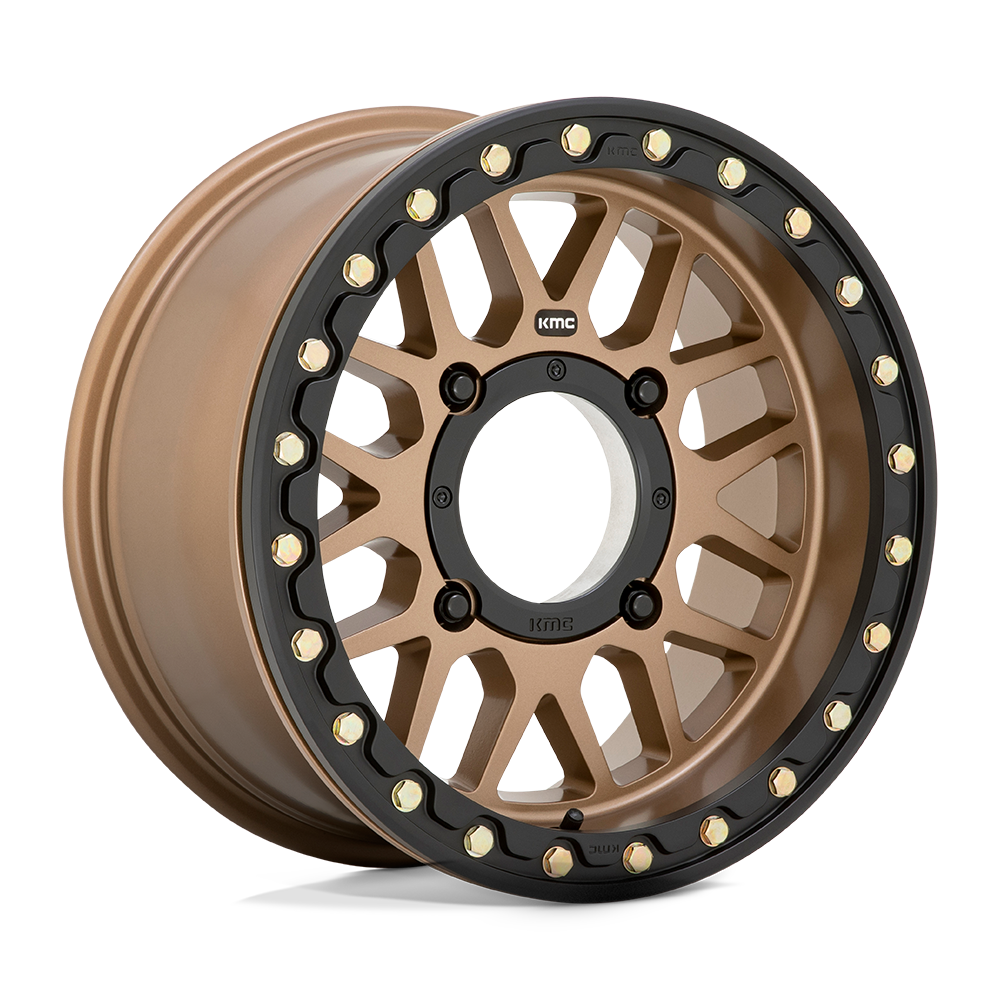 KMC Grenade UTV Beadlock 15X7 4x156 SATIN BRONZE UTV wheel
