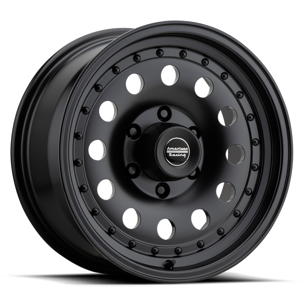 American Racing Outlaw II 18X8 8x180 SATIN BLACK wheel