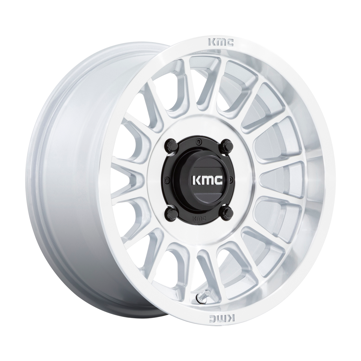 KMC Impact UTV 15X7 4x156 SILVER W/ MACHINED FACE UTV wheel
