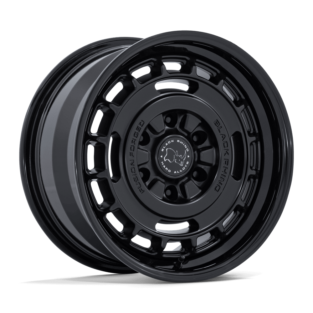 Black Rhino Vagabond 17X8.5 6x139.7 MATTE BLACK W/ GLOSS BLACK LIP wheel
