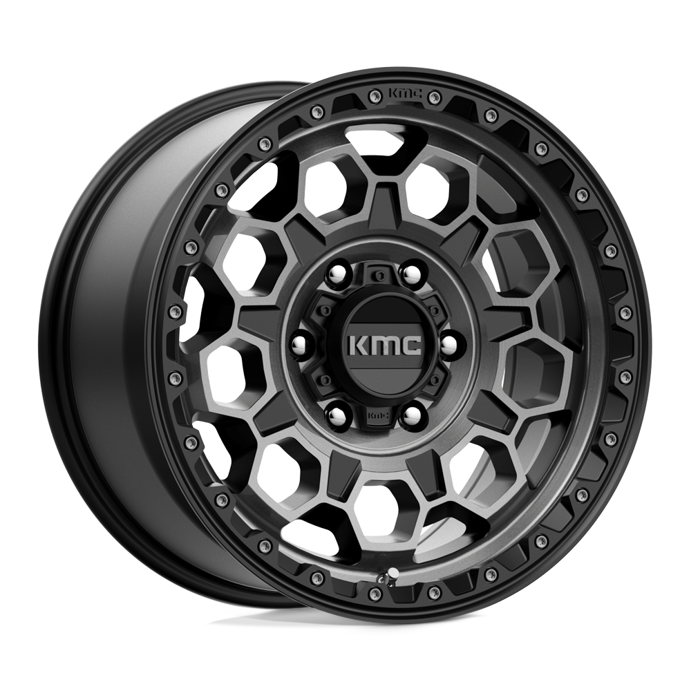 KMC KM545 Trek wheel - Satin Black W/ Gray Tint