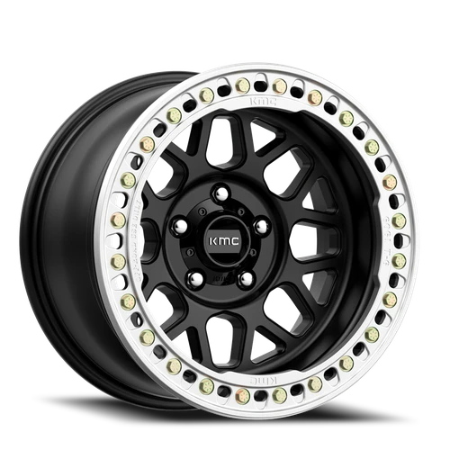 KMC KM235 Grenade Crawl Beadlock wheel - Satin Black