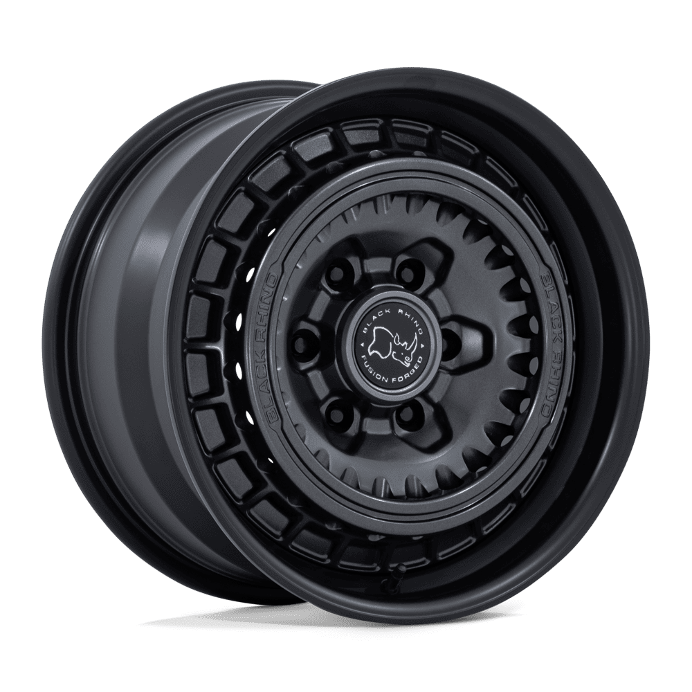 Black Rhino Bastion 17X8.5 6x139.7 GUN BLACK W/ MATTE BLACK LIP wheel