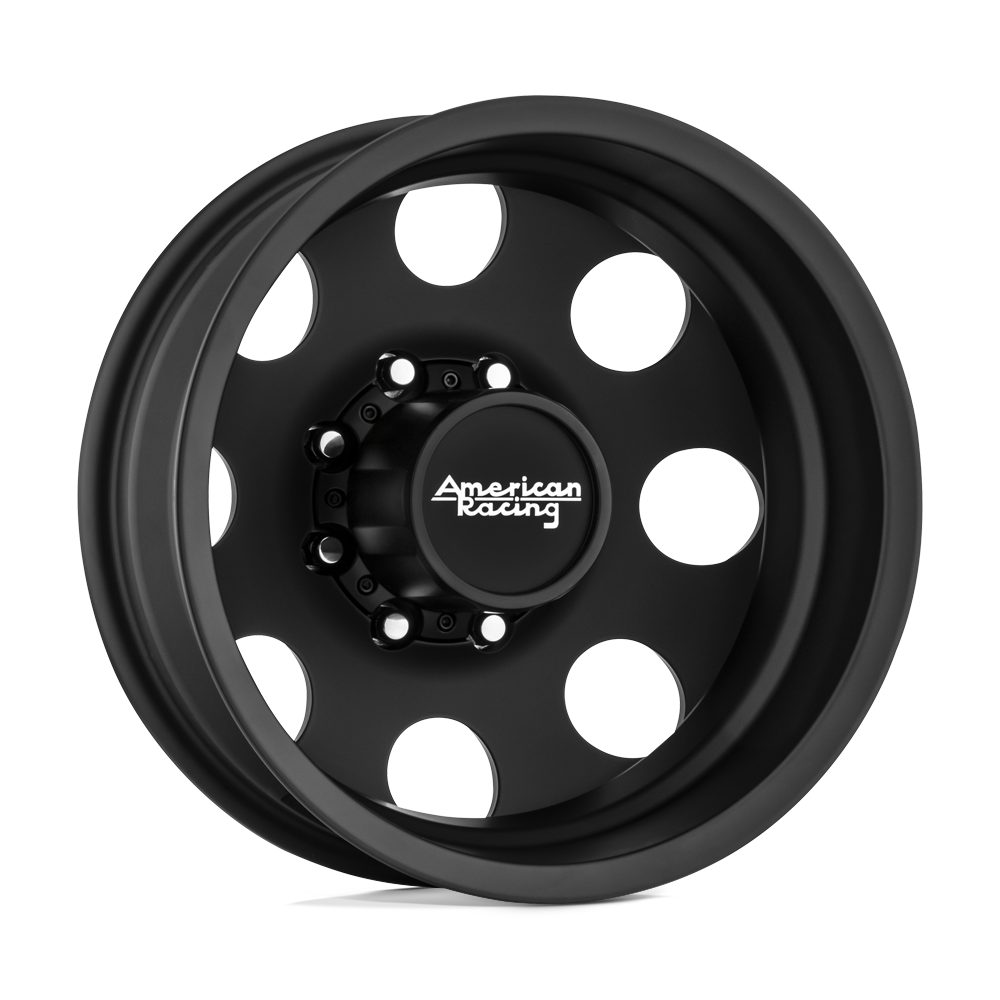 American Racing Baja Dually 17X6.5 8x210 SATIN BLACK wheel