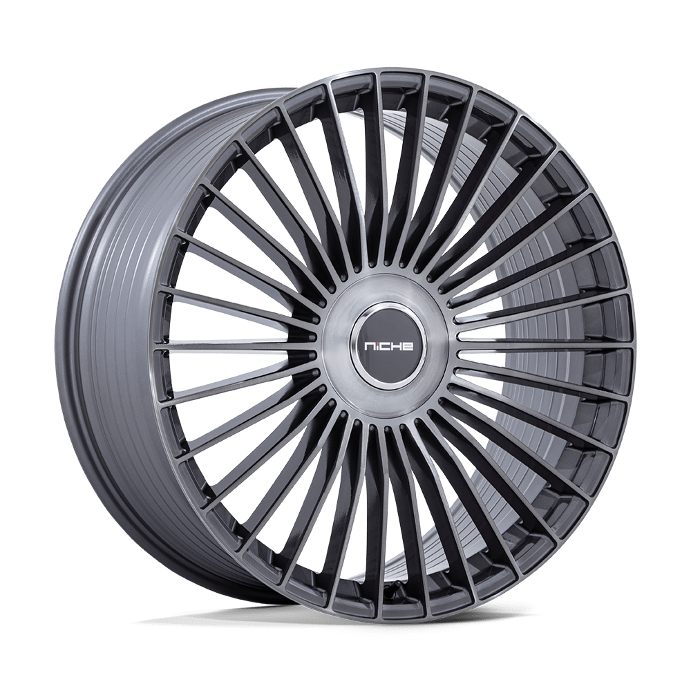 Niche Serene 24X10 6x135/6x139.7 GLOSS TITANIUM BRUSHED wheel