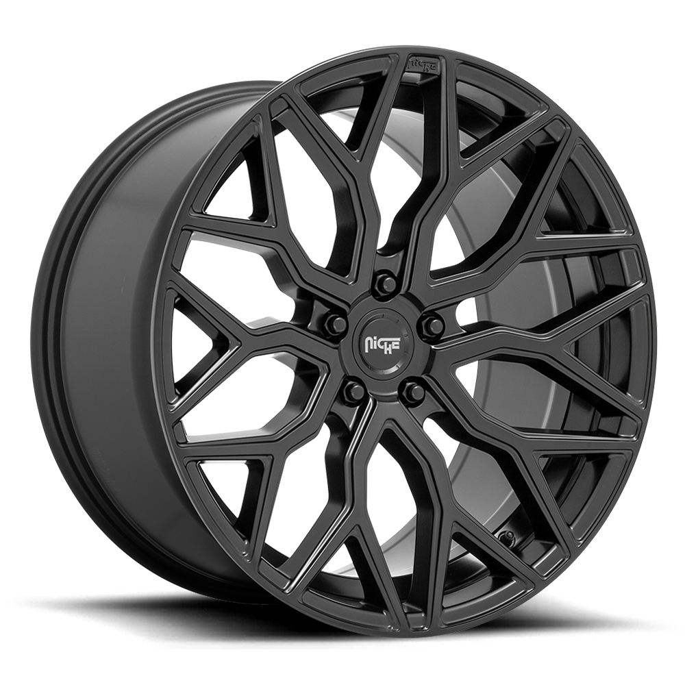 Niche Mazzanti 22X10 5x120 MATTE BLACK wheel