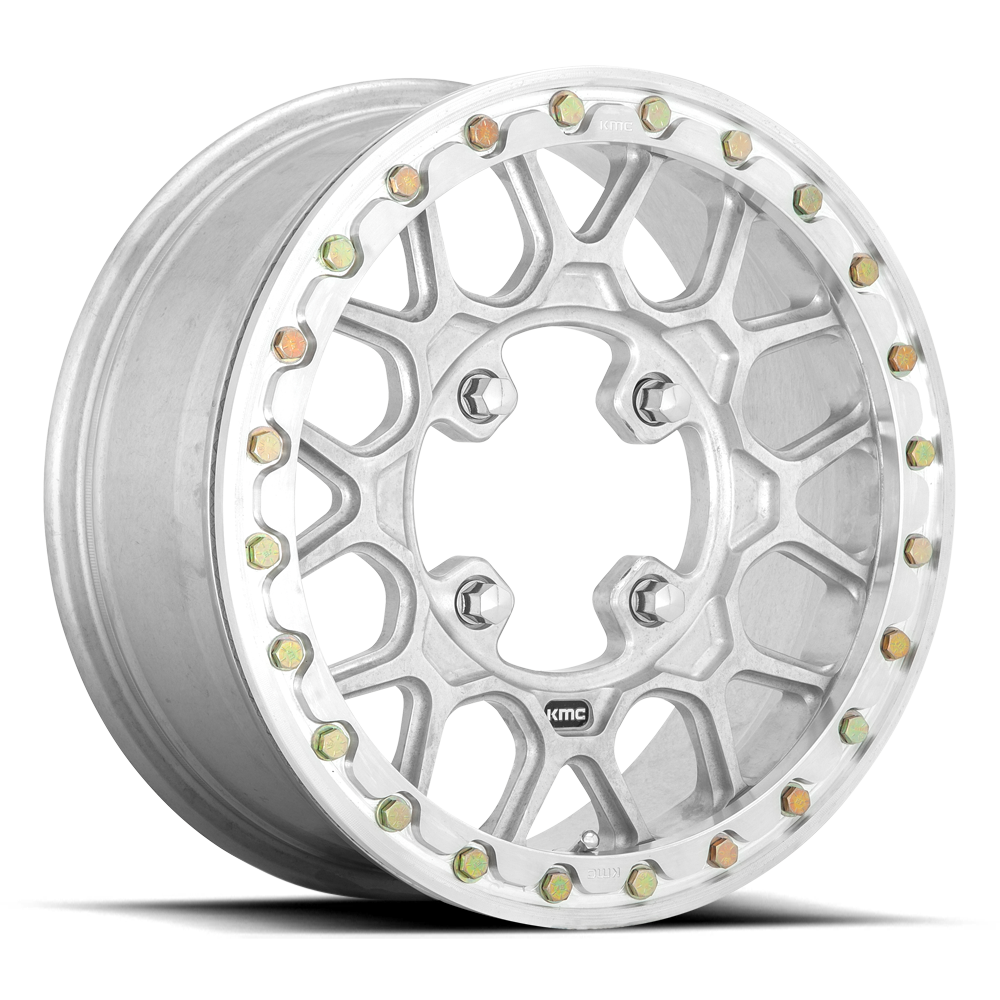 KMC Grenade Forged UTV Beadlock 15X6 4x156 RAW MACHINED FORGED UTV wheel