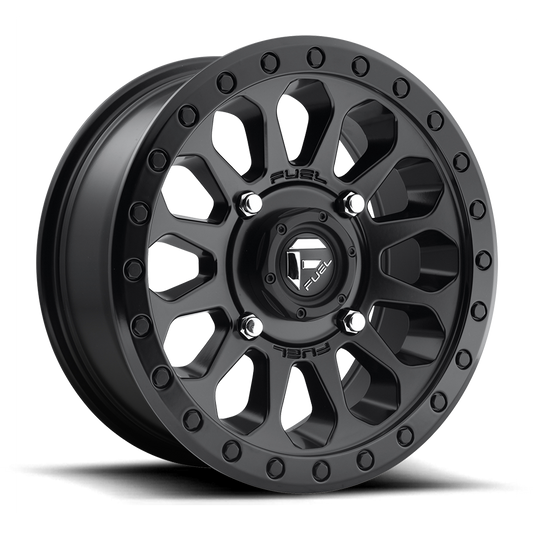 Fuel UTV Vector 15X7 4x156 MATTE BLACK UTV wheel