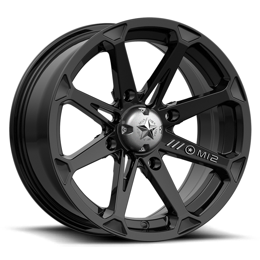 MSA M12 Diesel 22X7 4x156 GLOSS BLACK wheel
