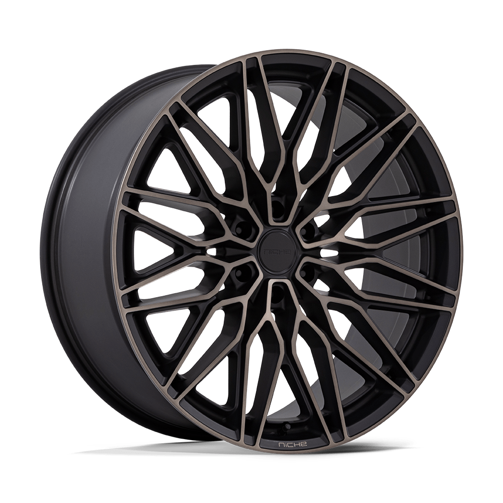 Niche Calabria 6 24X10 6x139.7 MATTE BLACK MACHINED DARK TINT wheel