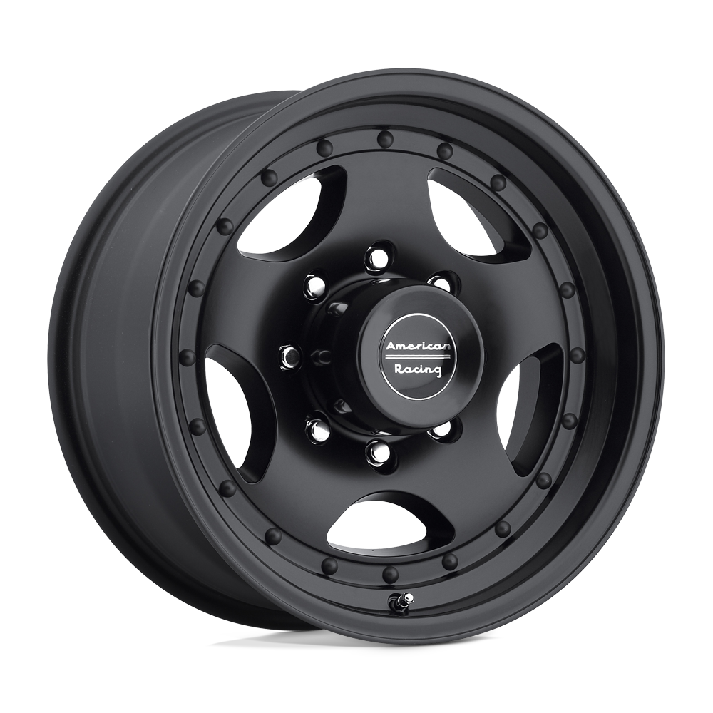 American Racing AR23 16X8 8x170 SATIN BLACK W/ CLEAR COAT wheel