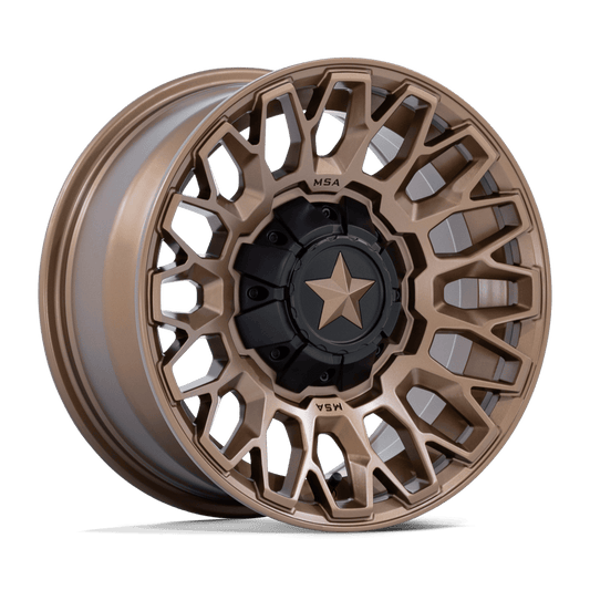 MSA M50 Clubber 15X7 4x137/4x156 MATTE BRONZE wheel