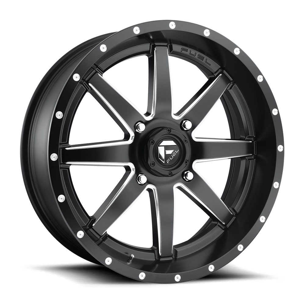 Fuel UTV Maverick 20X7 4x156 MATTE BLACK MILLED UTV wheel