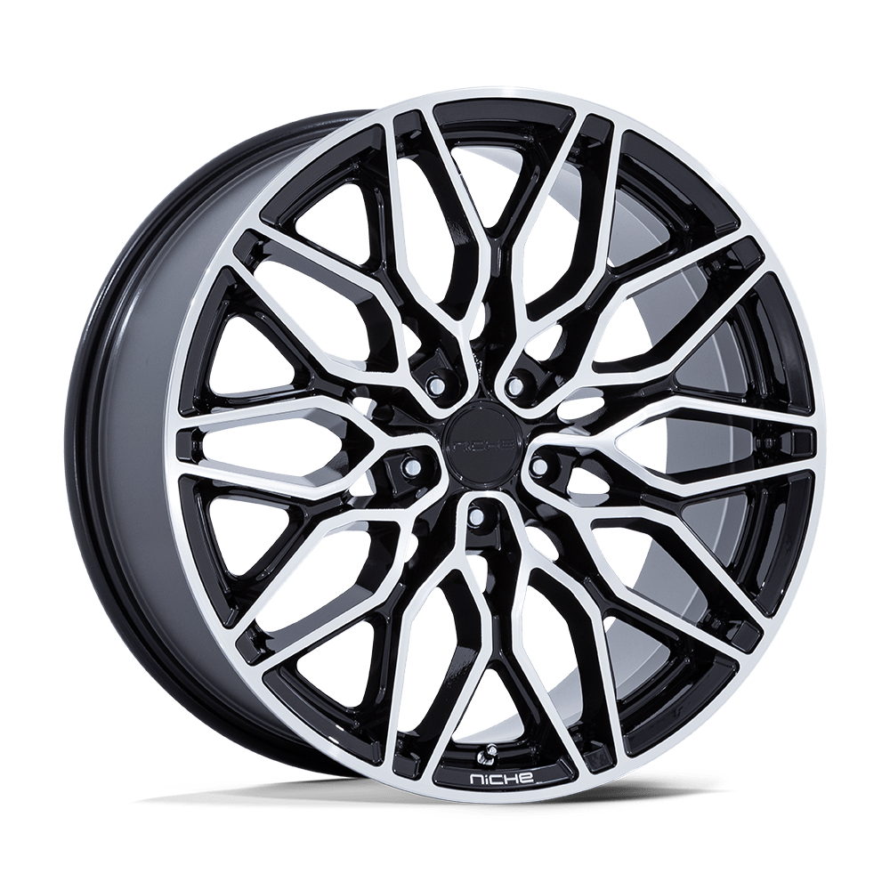Niche Calabria 5 22X10.5 5x120 GLOSS BLACK MACHINED wheel