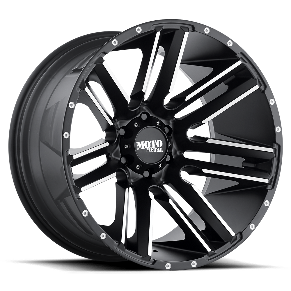 Moto Metal MO978 Razor Satin Black Machined wheel