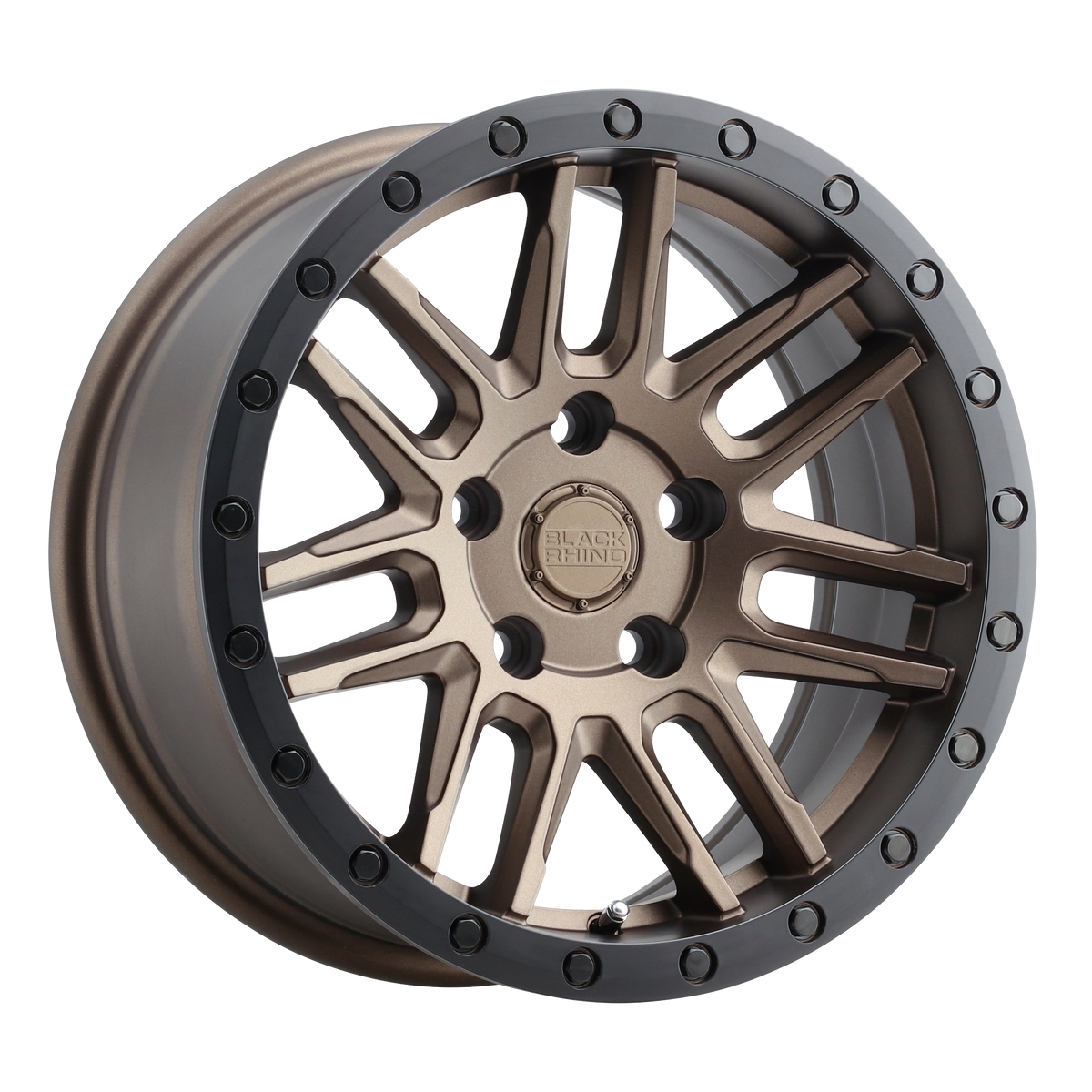 Black Rhino Arches 17X8 5x108 BRONZE W/ BLACK RING wheel