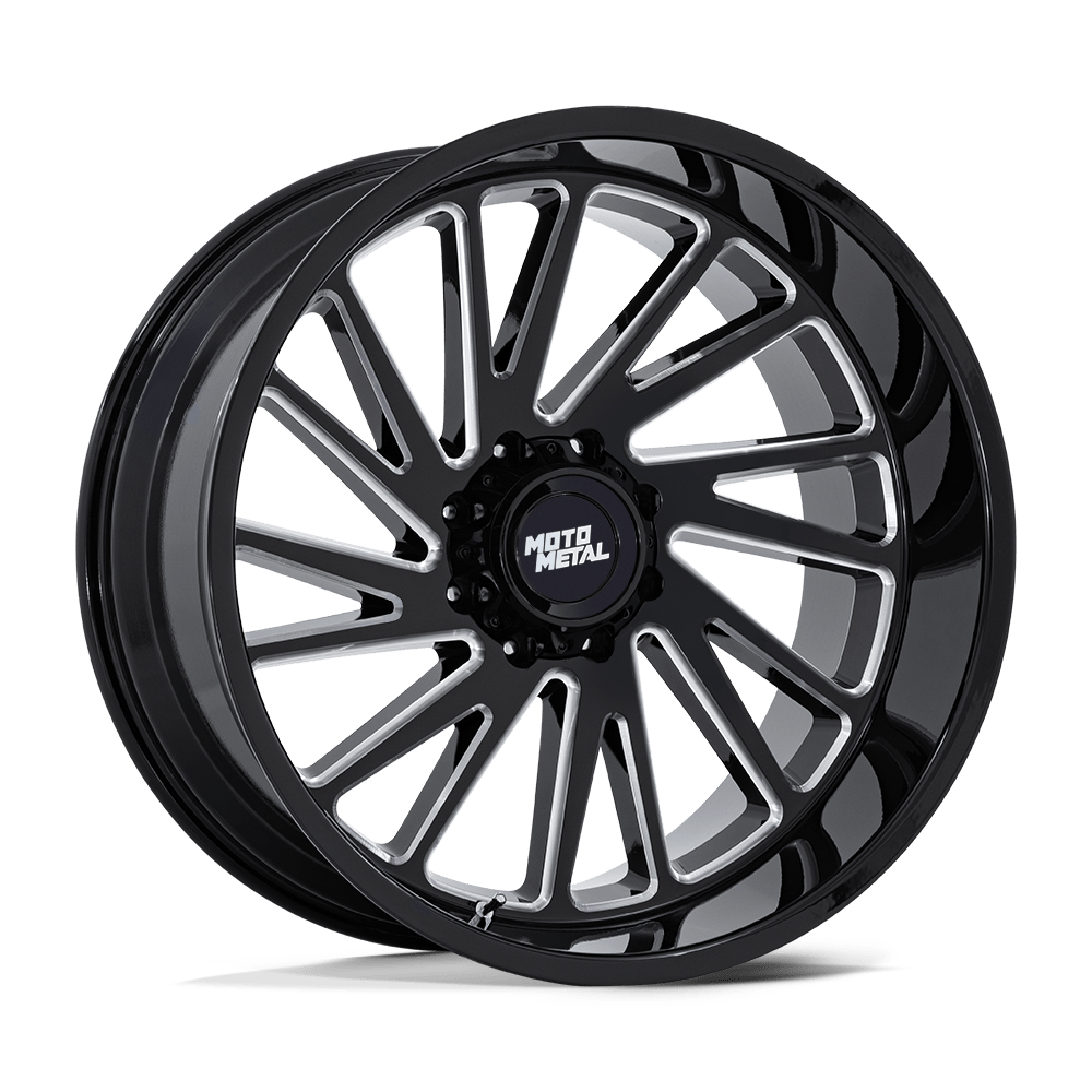 Moto Metal MO811 Combat Gloss Black Milled wheel