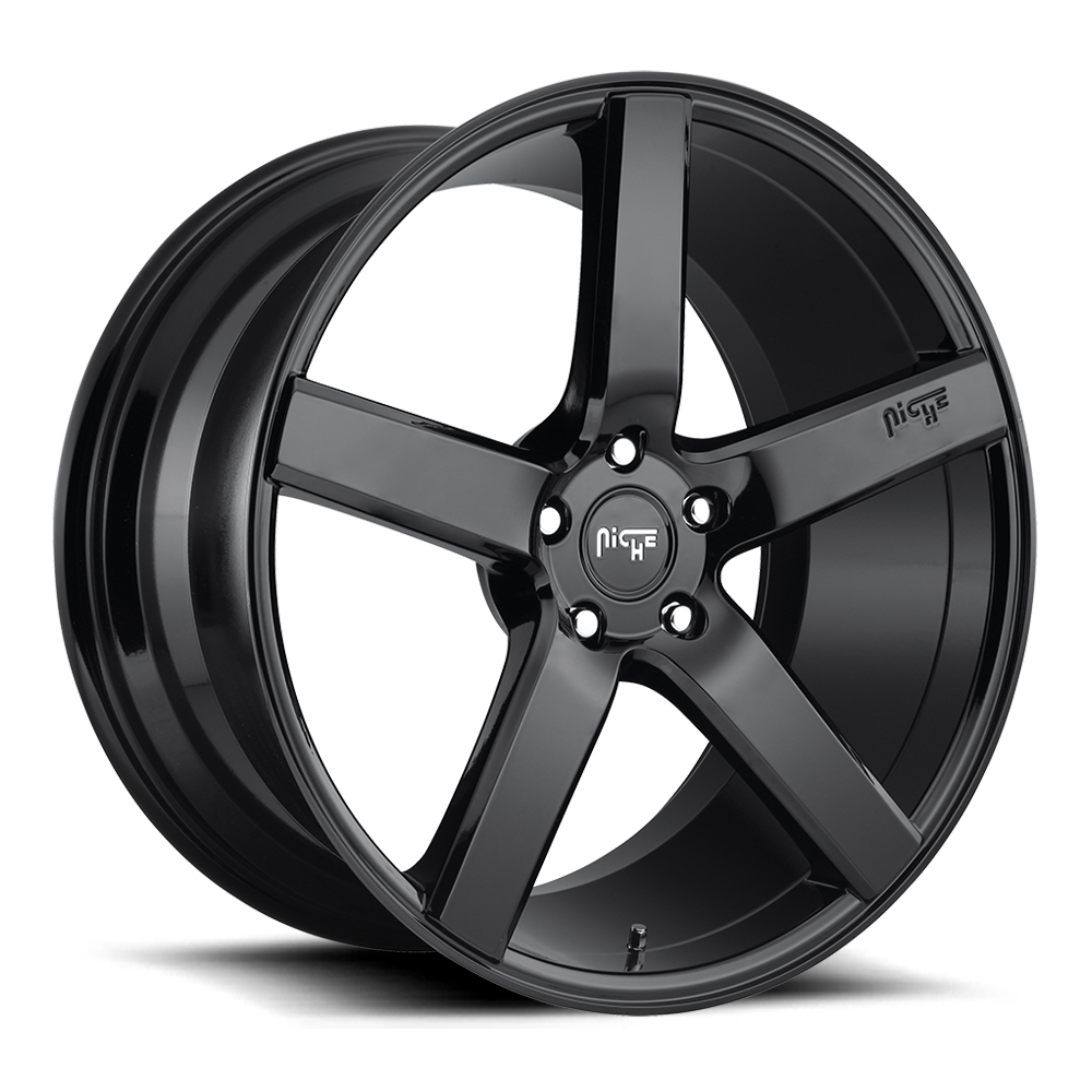 Niche Milan 22X10 5x127 GLOSS BLACK wheel