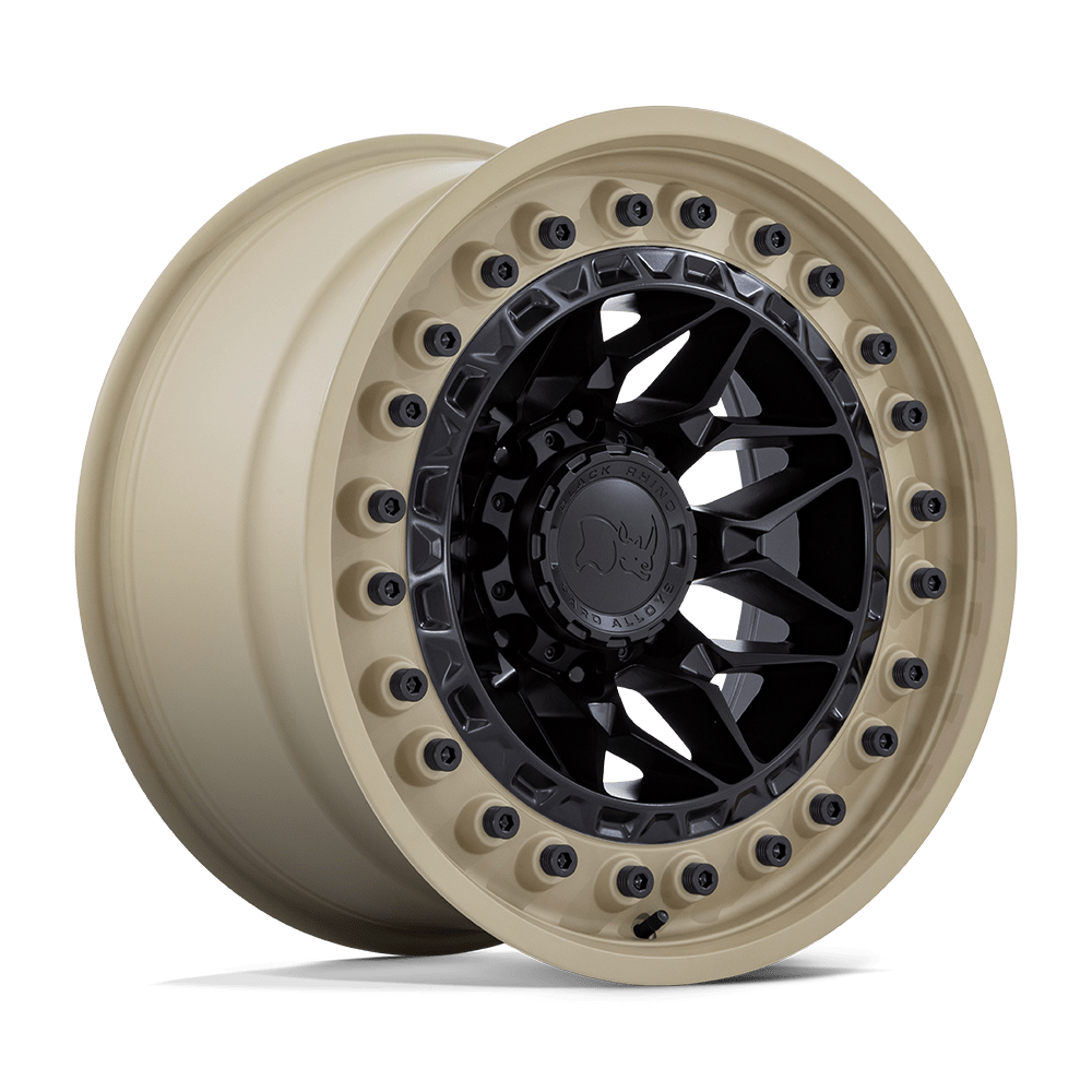 Black Rhino Alpha 20X10 6x139.7 MATTE BLACK W/ SAND LIP wheel