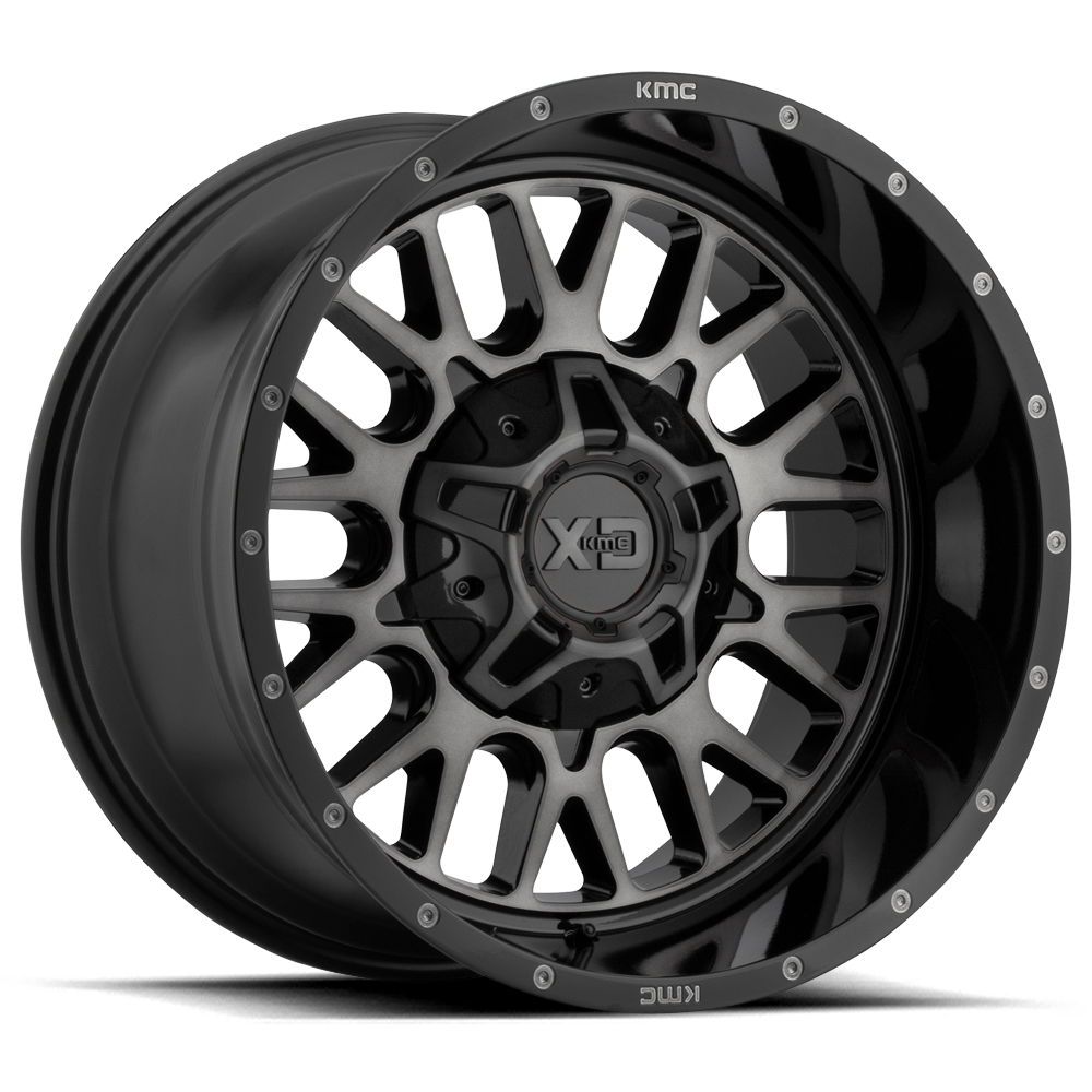 XD Snare 20X10 6x135/6x139.7 GLOSS BLACK W/ GRAY TINT wheel