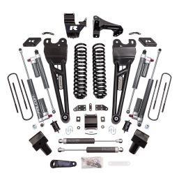 ReadyLIFT 6" COIL SPRING SUSPENSION SYSTEM WITH FALCON MAX3.3 SHOCKS AND RADIUS ARMS - 2023-2026 FORD SUPER DUTY F250/F350 4WD suspension kit