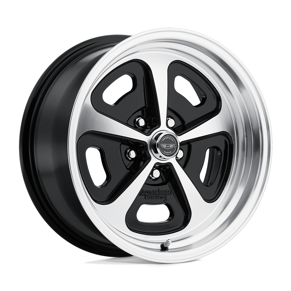 American Racing 500 Mono Cast 17X9 5x114.3 GLOSS BLACK MACHINED wheel