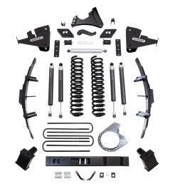 ReadyLIFT 49-27850 ?" 2017-2022 FORD F250/F350 Diesel 4WD 8.5" Coil Spring Lift Kit with Falcon 1.1 Monotube Front/Rear Shocks and Front Track Bar Bracket suspension kit