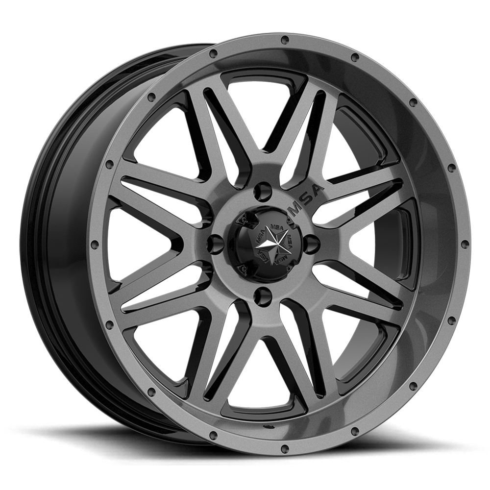 MSA M26 Vibe 14X7 4x156 DARK TINT wheel