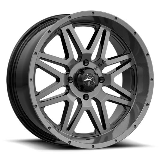 MSA M26 Vibe 14X7 4x156 DARK TINT wheel
