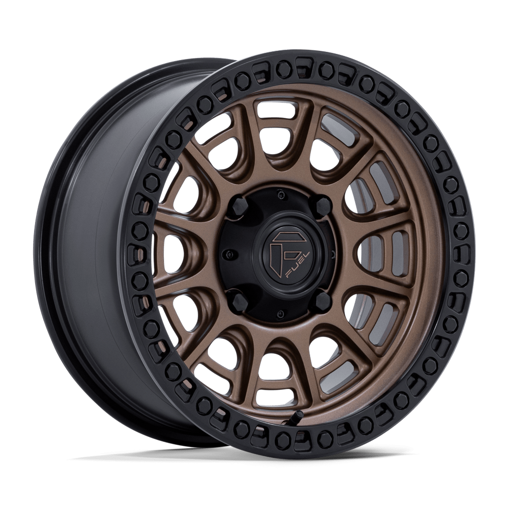 Fuel UTV Cycle 15X7 4x156 MATTE BRONZE W MATTE BLACK LIP UTV wheel