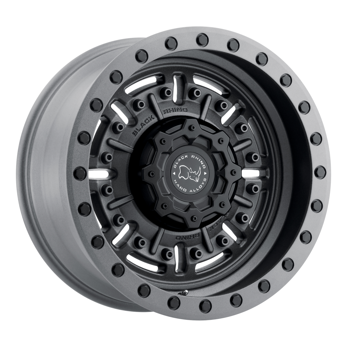 Black Rhino Abrams 17X8.5 6x139.7 TEXTURED MATTE GUNMETAL wheel