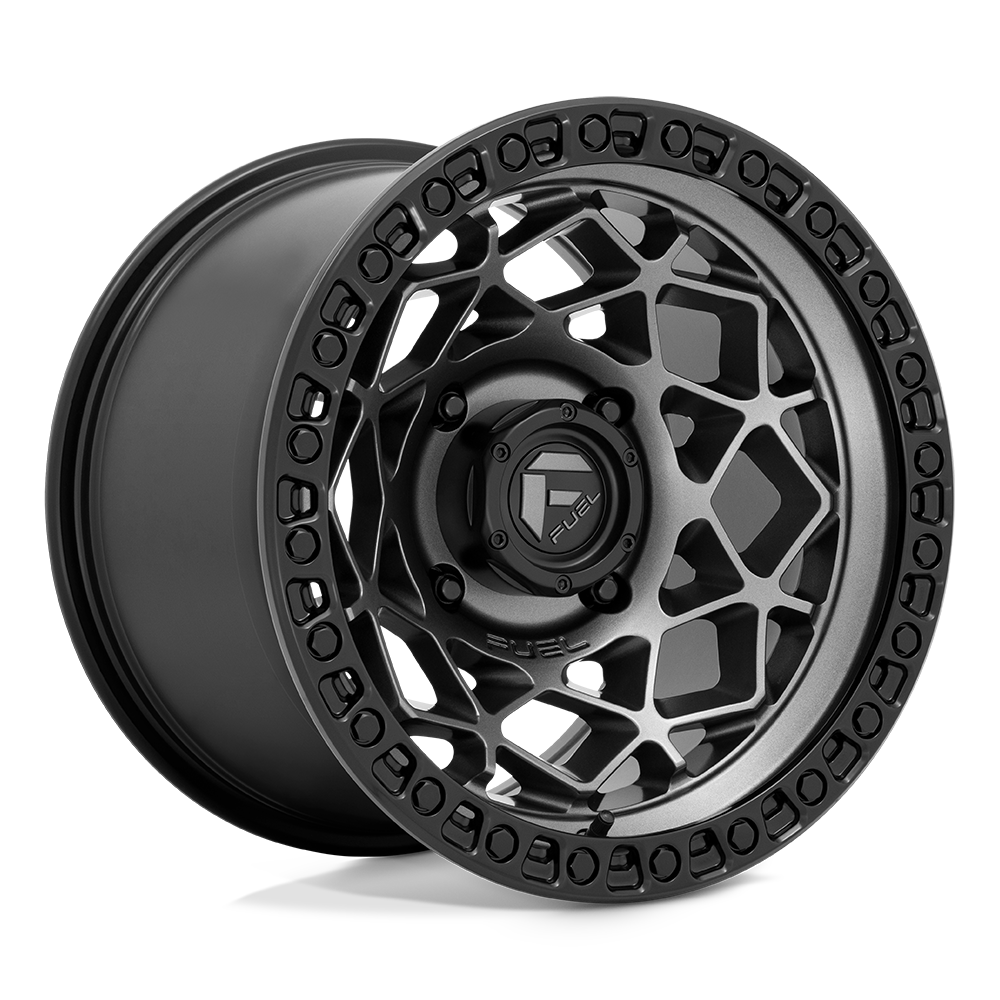Fuel UTV Unit 15X7 4x156 GUNMETAL W/ MATTE BLACK RING UTV wheel