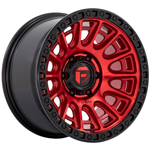 Fuel Off-Road D834 Cycle wheel - Candy Red W/ Black Ring