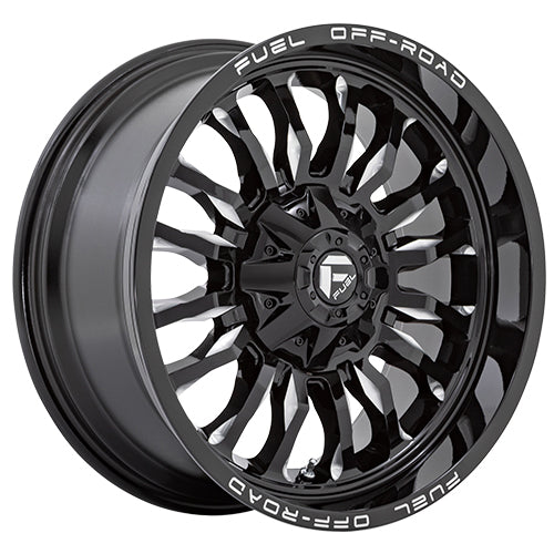 Fuel Off-Road D795 Arc wheel - Gloss Black Milled
