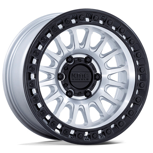 KMC KM552 IMS wheel - Machined W/ Matte Black Lip