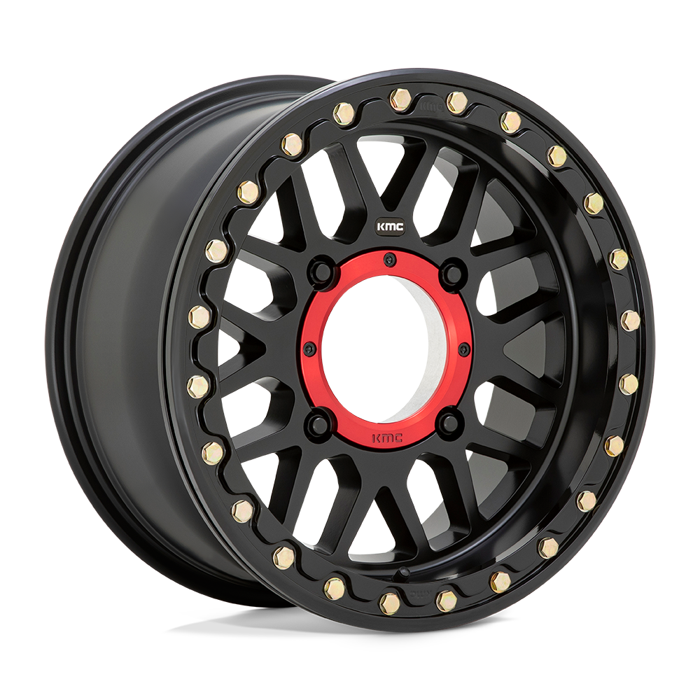 KMC Grenade UTV Beadlock 15X10 4x156 SATIN BLACK UTV wheel