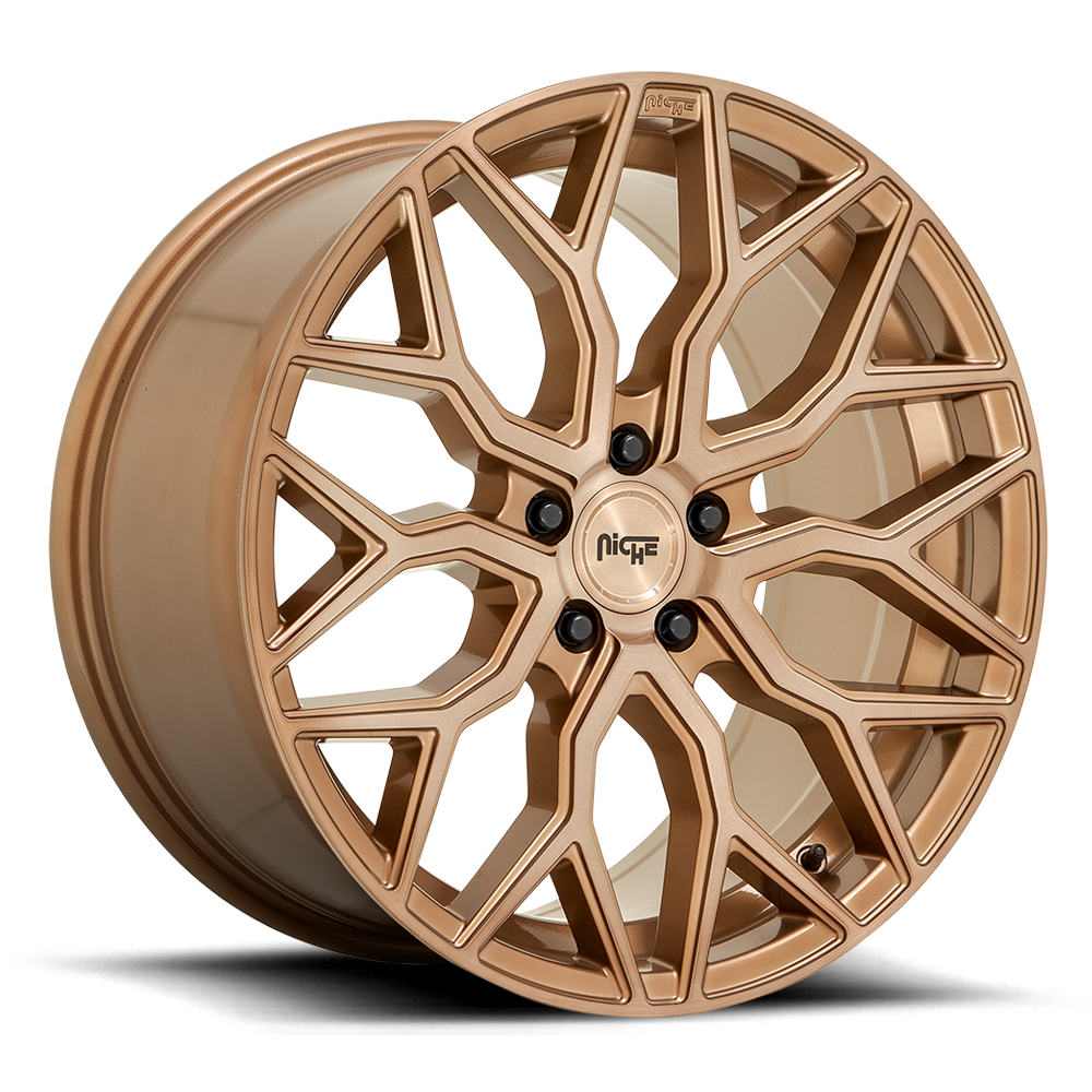 Niche Mazzanti 20X10.5 5x114.3 BRONZE BRUSHED wheel