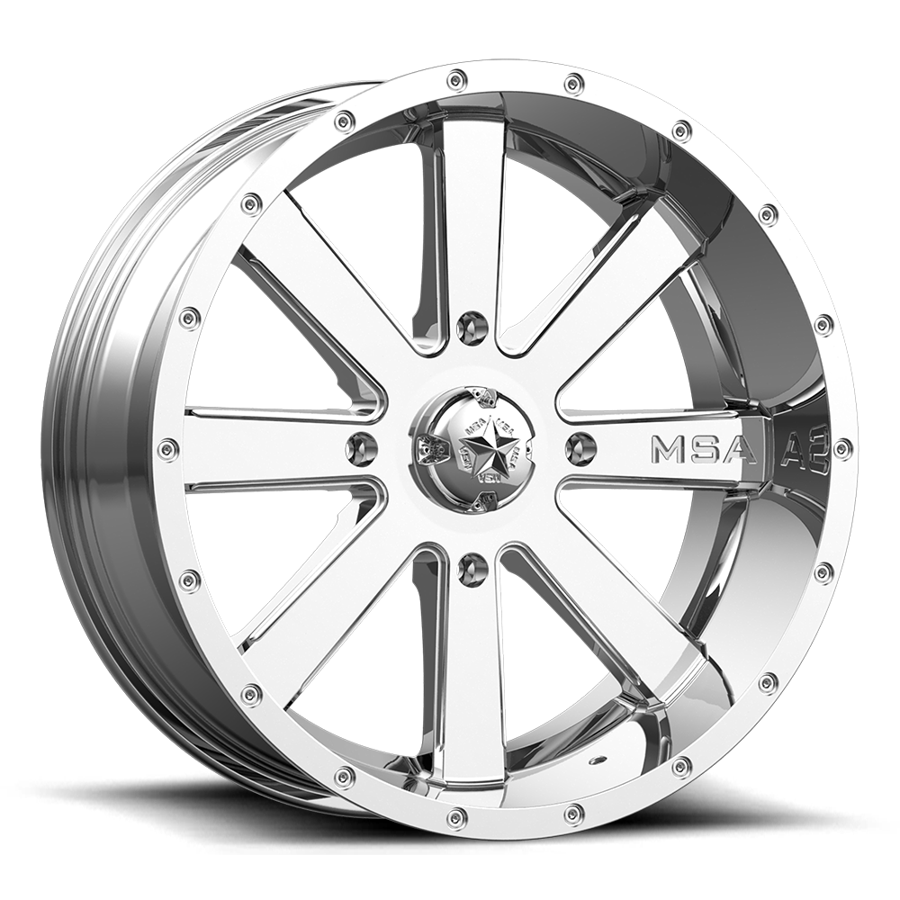 MSA M34 Flash 24X7 4x137 CHROME wheel