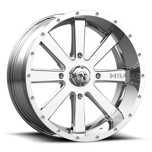 MSA M34 Flash 24X7 4x137 CHROME wheel