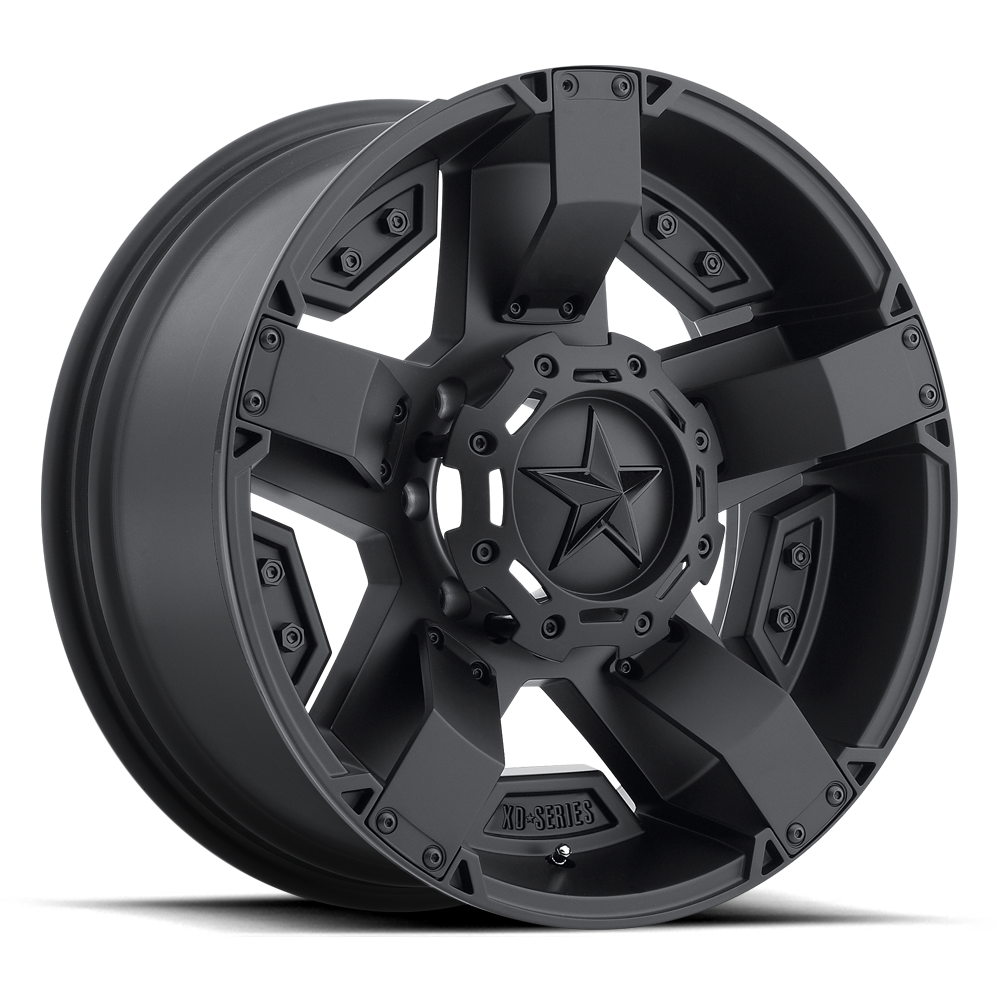 XD RS2 20X10 5x127/5x139.7 MATTE BLACK W/ ACCENTS wheel