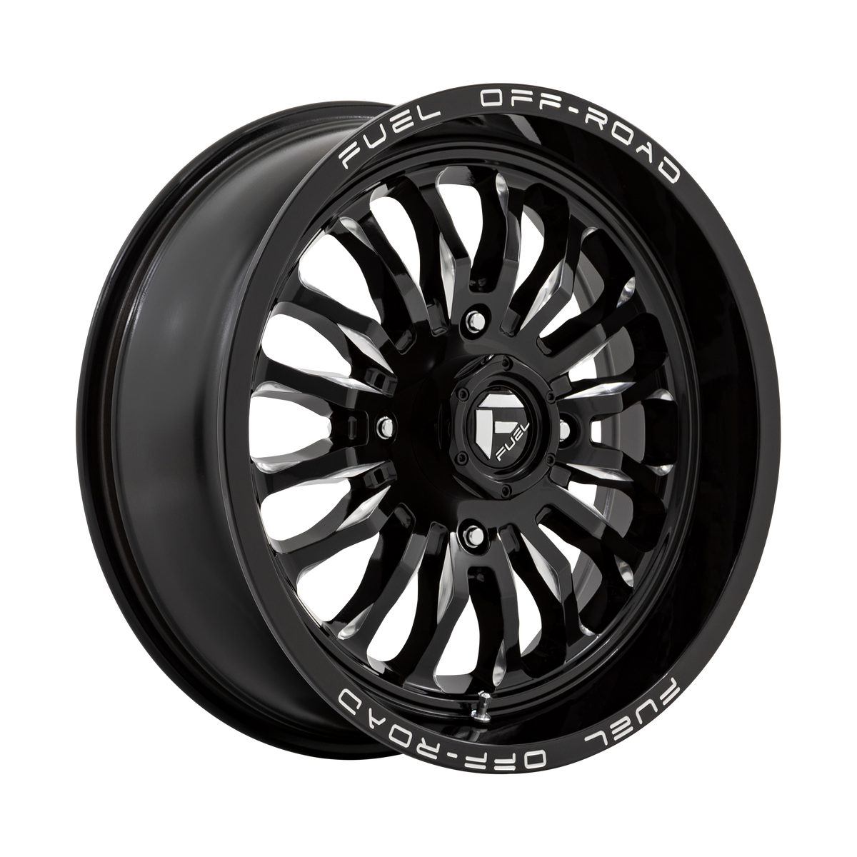 Fuel UTV Arc 24X7 4x156 GLOSS BLACK MILLED UTV wheel