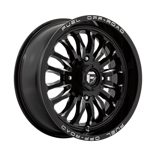 Fuel UTV Arc 24X7 4x156 GLOSS BLACK MILLED UTV wheel