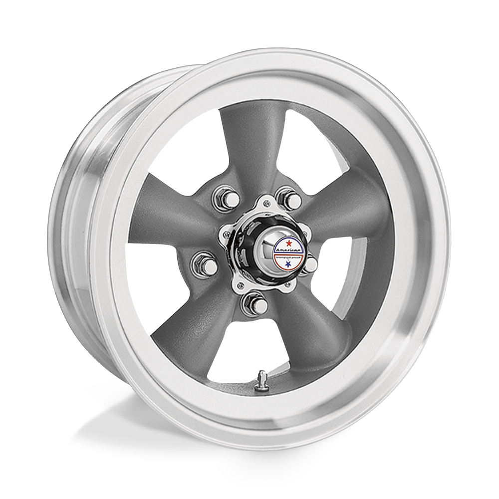 American Racing Torq Thrust D 15X7 5x114.3 TORQ THRUST GRAY W/ MACH LIP wheel