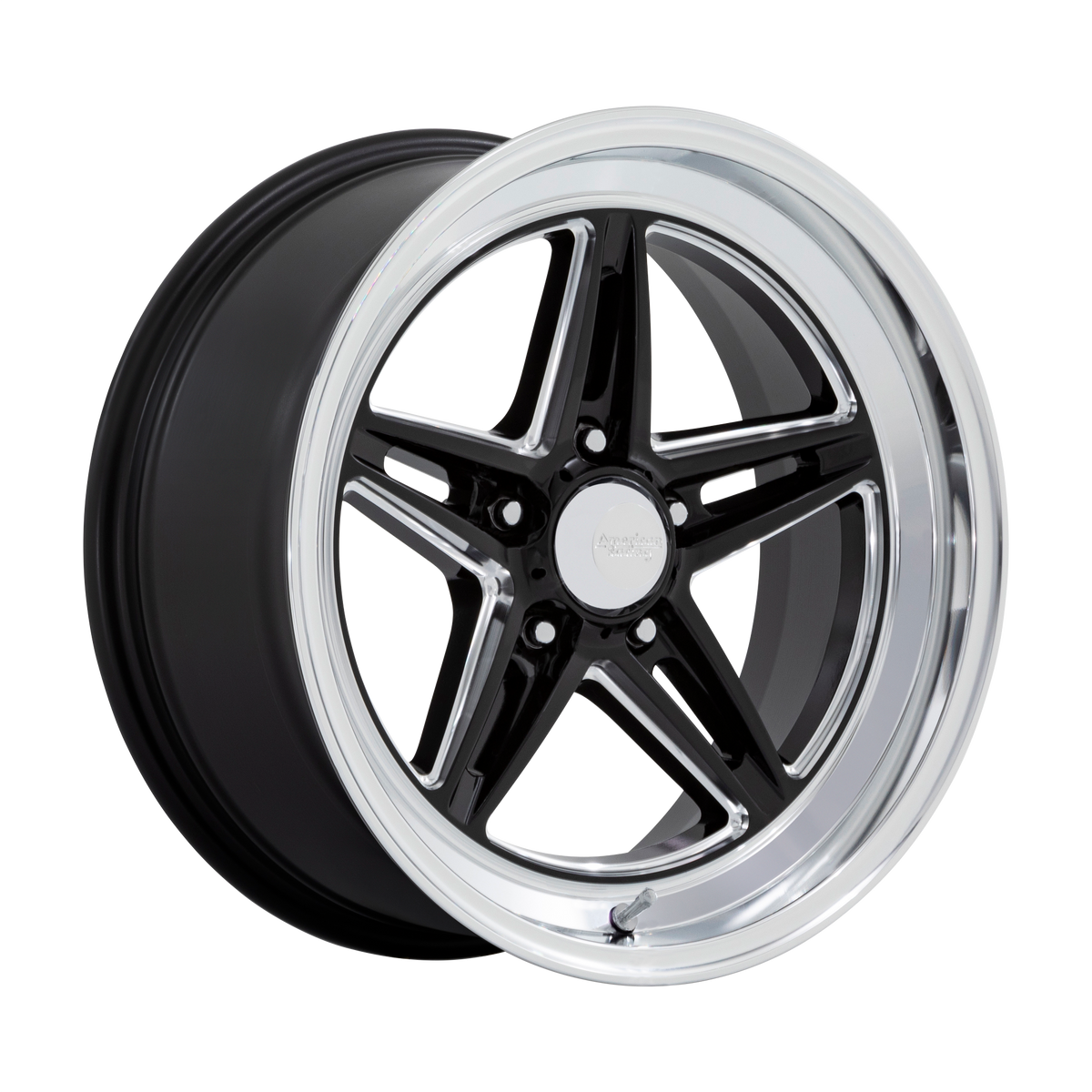 American Racing Groove 20X10 5x127 GLOSS BLACK W/ DIAMOND CUT LIP wheel