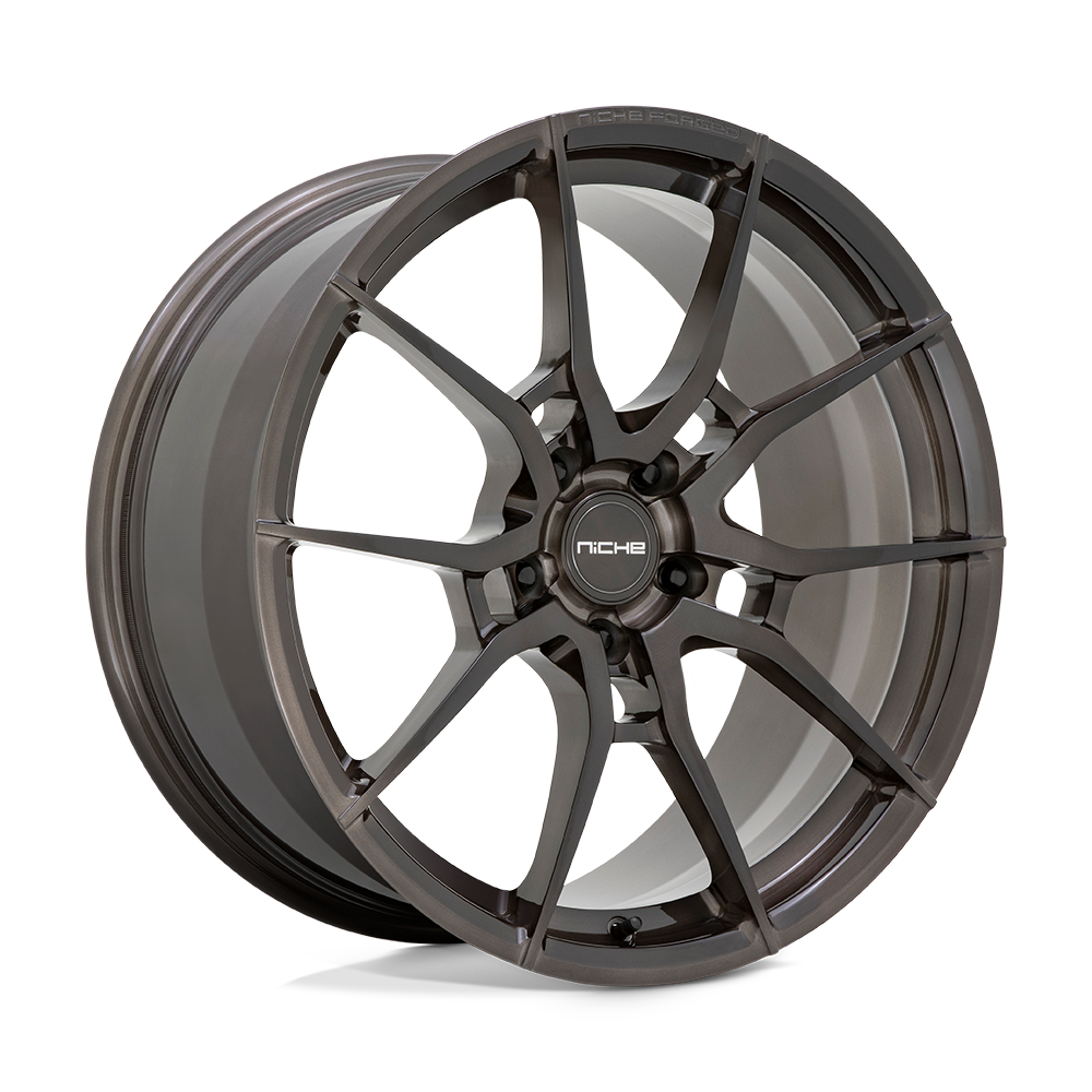 Niche Kanan 20X10.5 5x112 BRUSHED CANDY SMOKE wheel