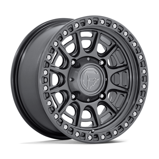 Fuel UTV Cycle 15X7 4x156 GLOSS GUNMETAL UTV wheel