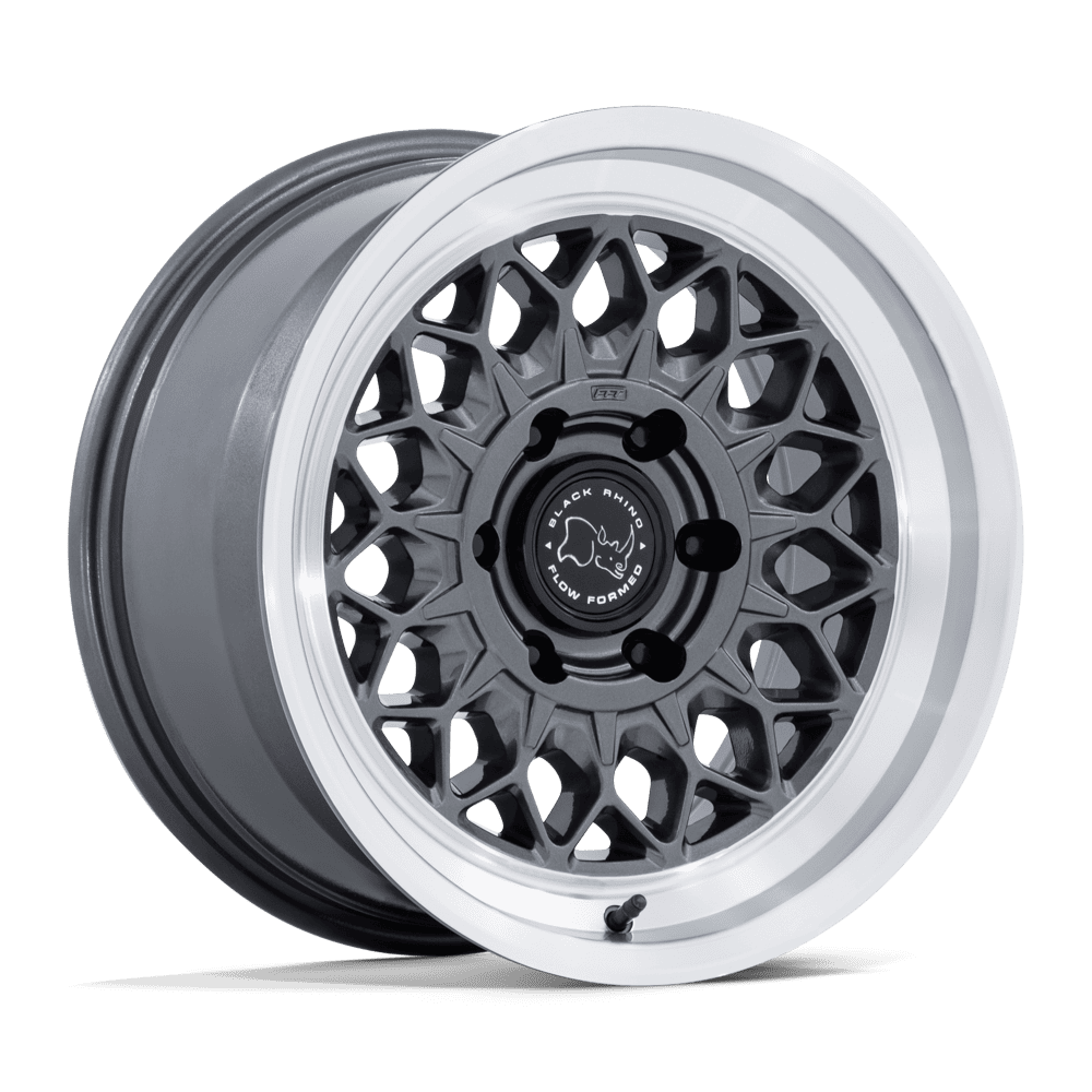 Black Rhino Graz 17X8.5 6x139.7 GLOSS GUNMETAL W/ MACHINED LIP wheel