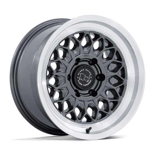 Black Rhino Graz 17X8.5 6x139.7 GLOSS GUNMETAL W/ MACHINED LIP wheel