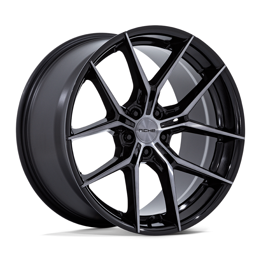 Niche Prodigy 5 24X10 5x130 GLOSS BLACK DARK TINTED CLEAR wheel